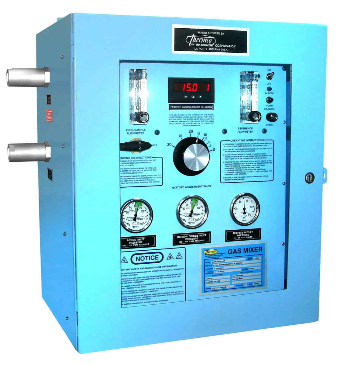 Industrial gas mixer model 8530